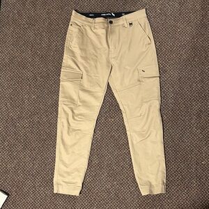 Men's Beige Cargo Pants
